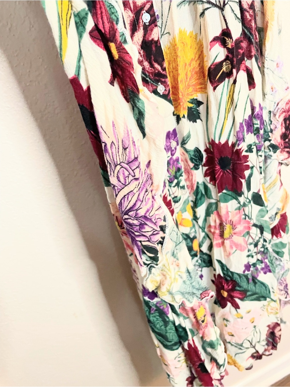 Free People Bonita Floral Ruffle Midi Dress XS - Picture 6 of 14